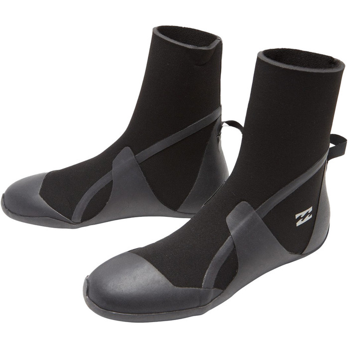 2023 Billabong Absolute 5mm Round Toe Wetsuit Boots ABYWW00112 - Black Hash
